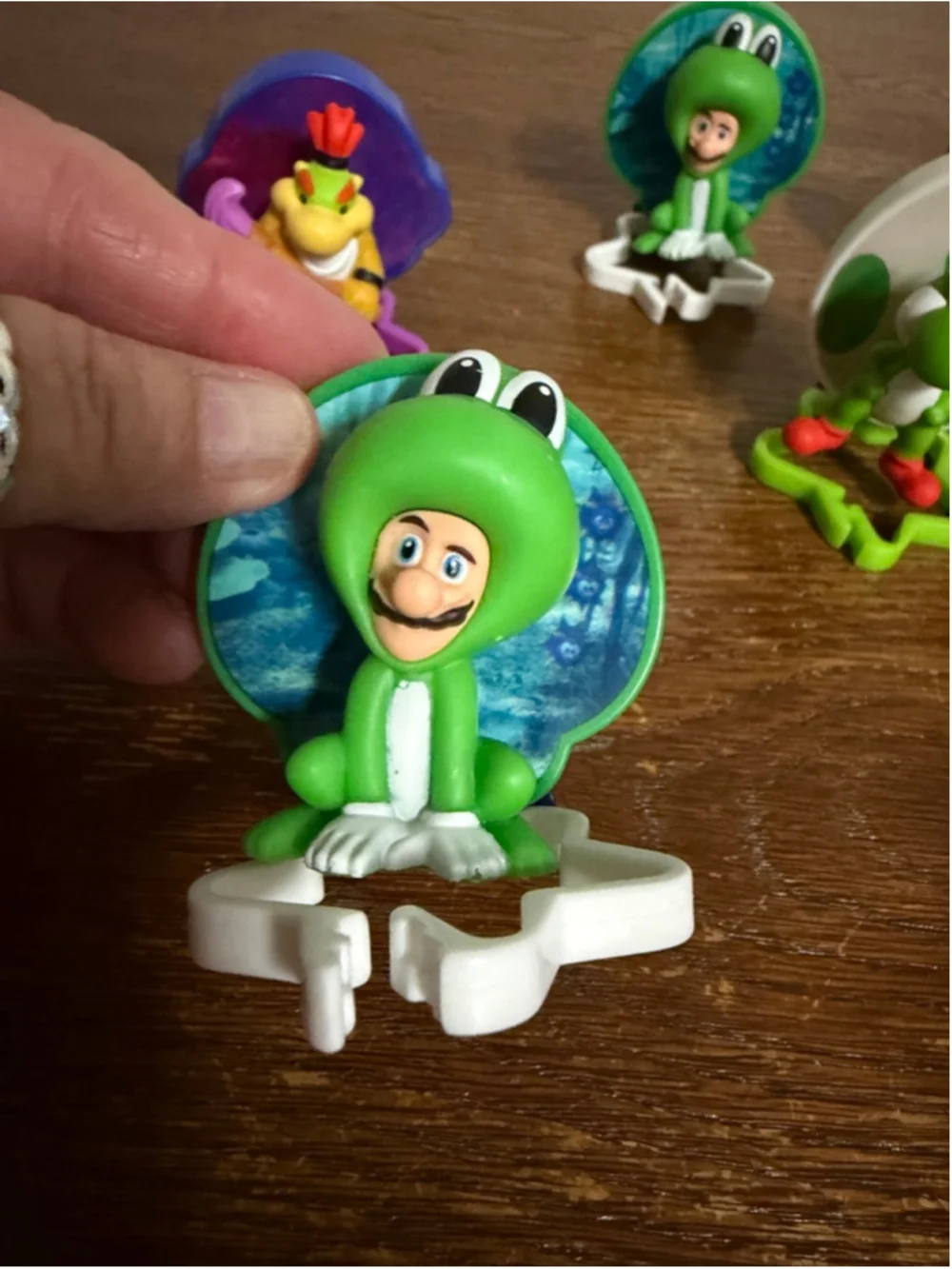 Super Mario McDonald’s Happy Meal Toys Lot 7 Yoshi Mario Bowser Jr 2023 Nintendo